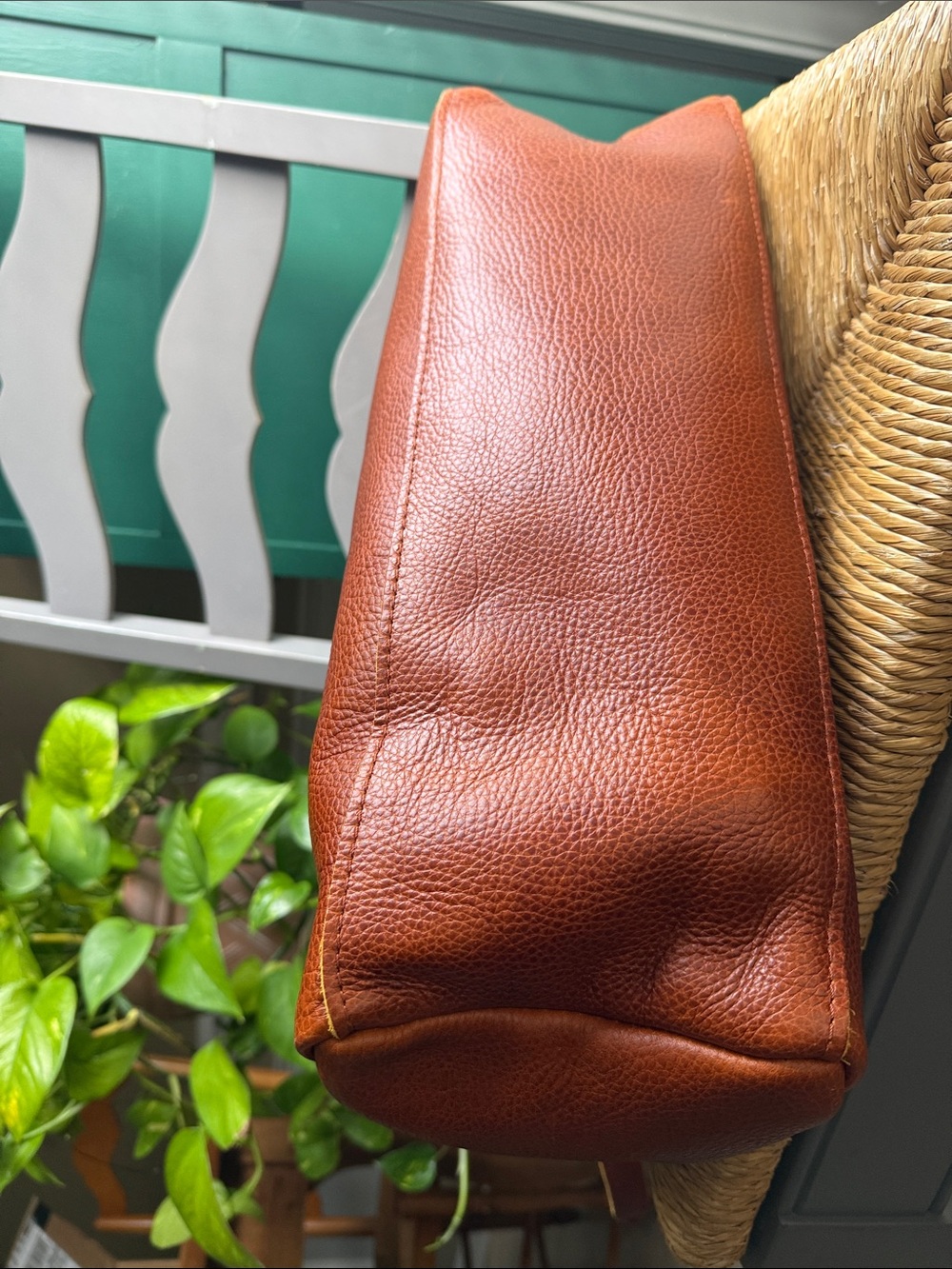 Portland leather Pebbled Leather Aspen oversized bag purse in Sienna Hobo boho - Picture 14 of 16